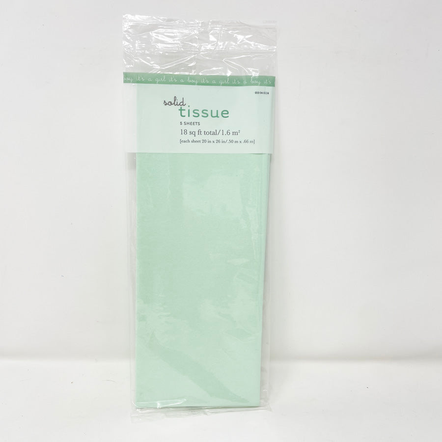 Seafoam Green Tissue Paper Pack