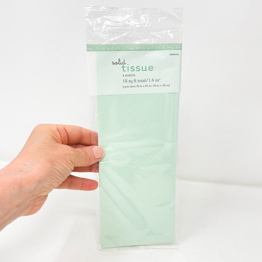 Seafoam Green Tissue Paper Pack