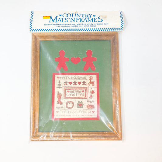 Viintage Country Mats 'N Frames - Frame and Cross Stitch Pattern