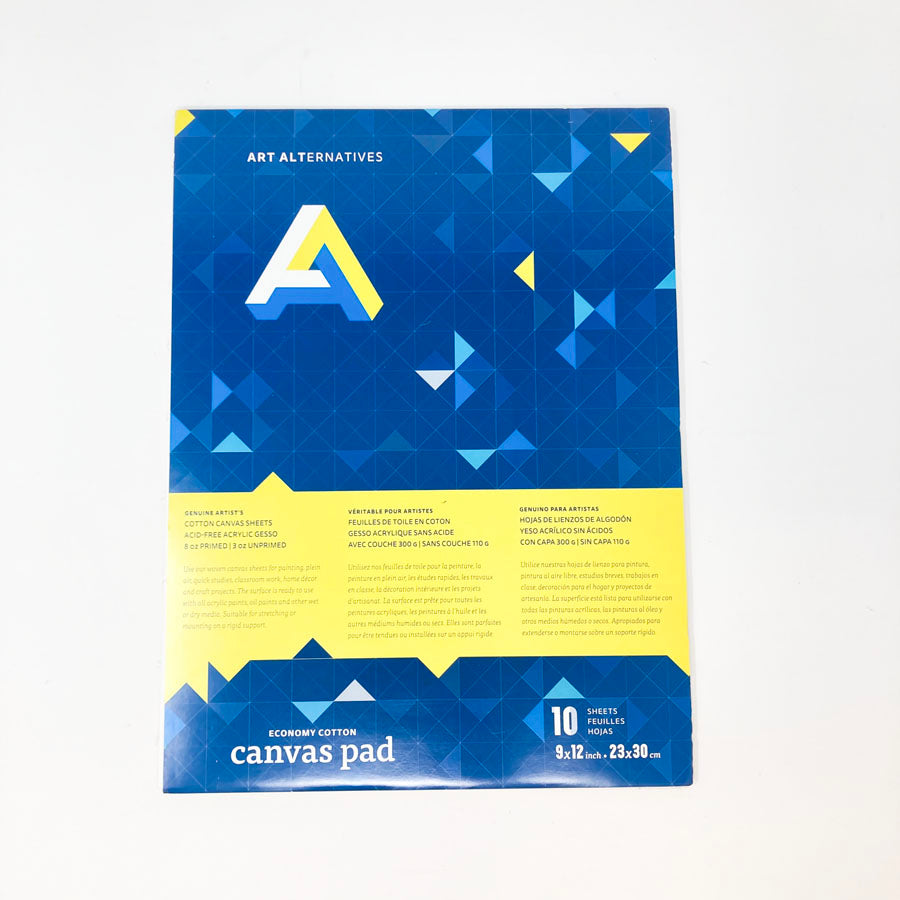 Art Alternatives Canvas Paper Pad 9" x 12"