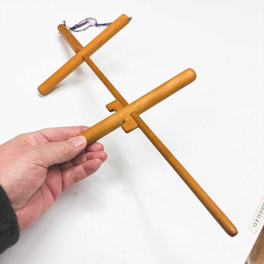 Wooden Skein Holder (?)