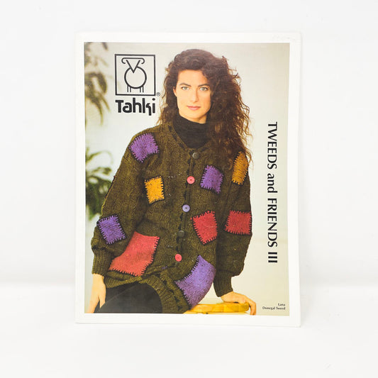 Tahki Tweeds and Friends III Knitting Pattern Booklet - 1990s