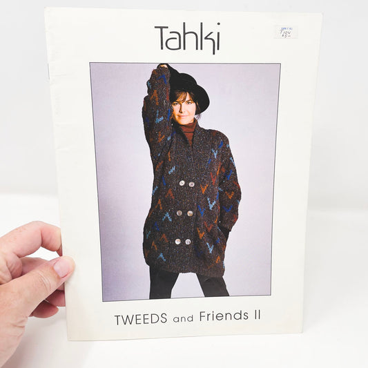 Tahki Tweeds and Friends II Knitting Pattern Booklet - 1990s
