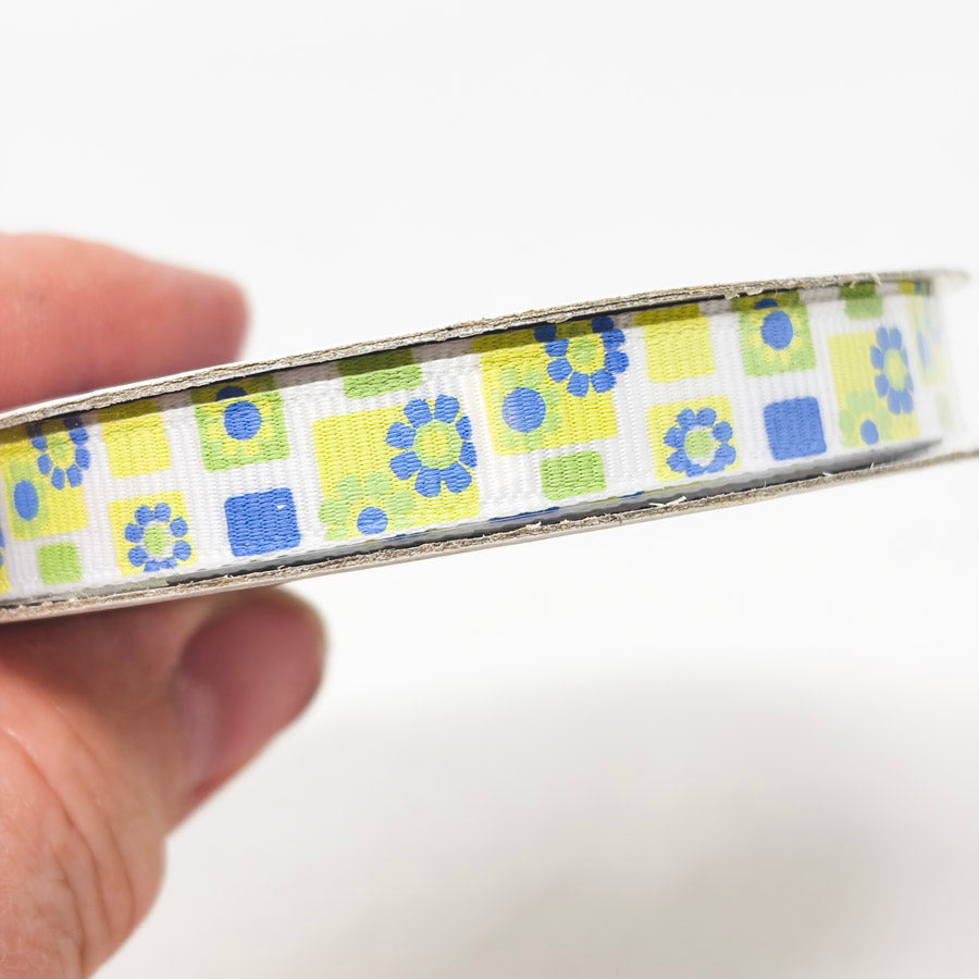 Spring Green Ribbons by Dashes, Dots & Checks (1)