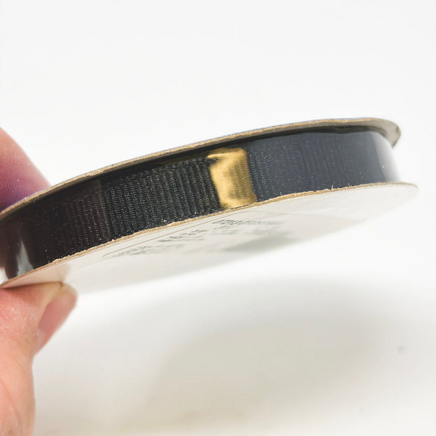 Black Grossgrain Ribbon 3/8" Offray