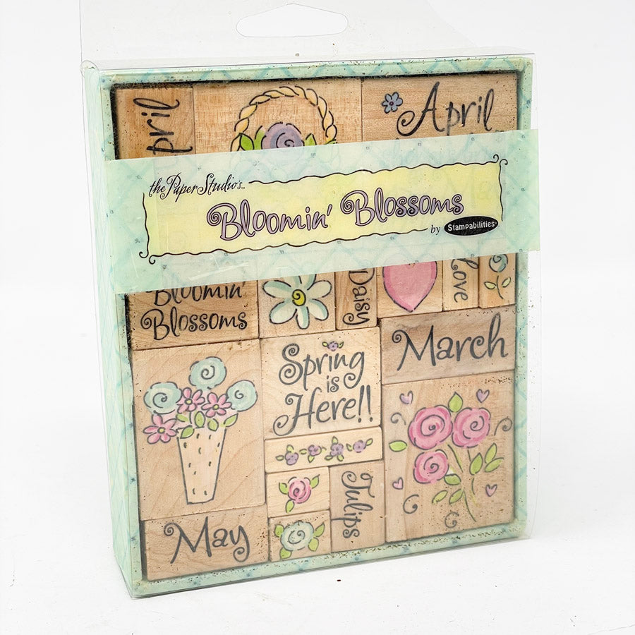 Bloomin' Blossoms Rubber Stamp Set