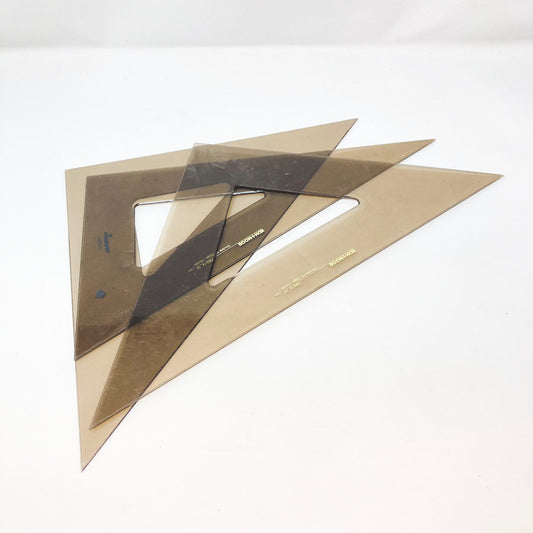 Drafting Triangles - Pick an Angle - Smoke Color