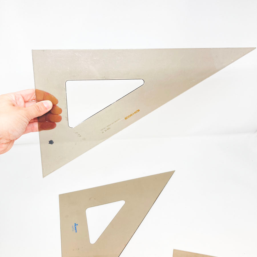 Drafting Triangles - Pick an Angle - Smoke Color