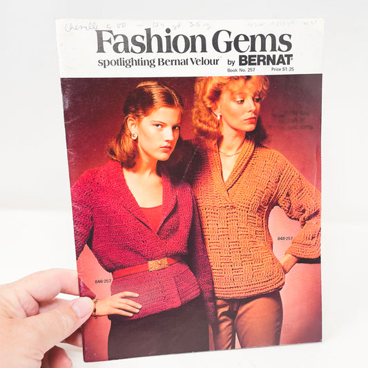 Bernat Fashion Gems Pattern Booklet - 1979