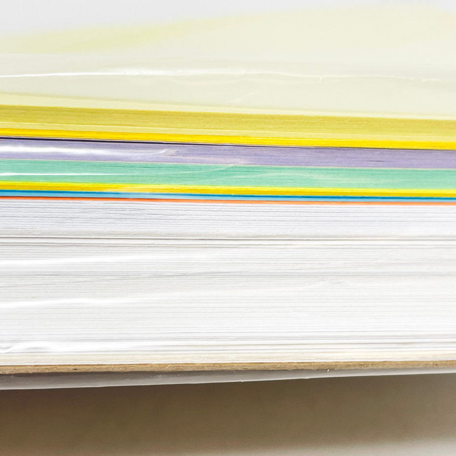 White & Multicolor Copy Paper Pack