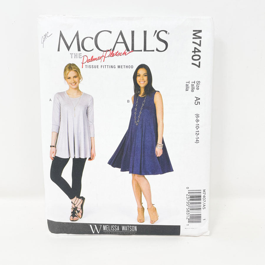 McCall's M7407 Sewing Pattern - Dress (6-14)