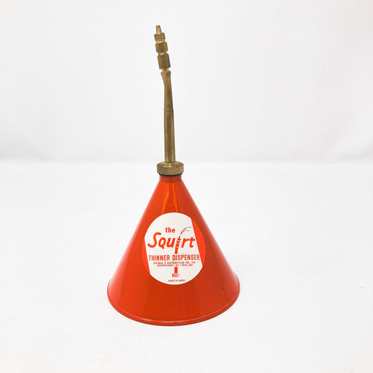 "The Squirt" Rubber Cement Thinner Funnel Dispenser Can