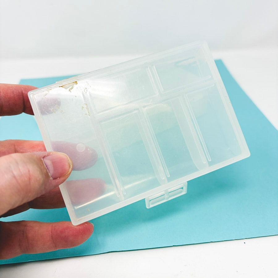 Clear Plastic Hinged Divided Organizers