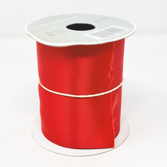 Celebrate It Red Wired Edge 4" Ribbon Partial Spool