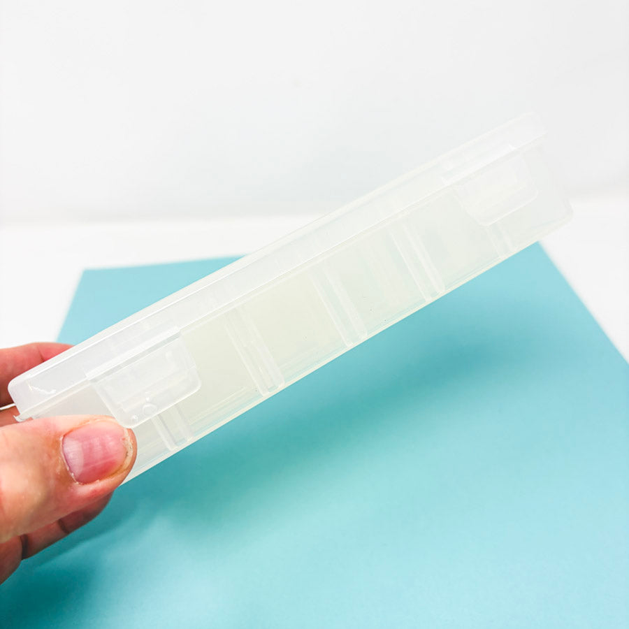 Clear Plastic Hinged Divided Organizers