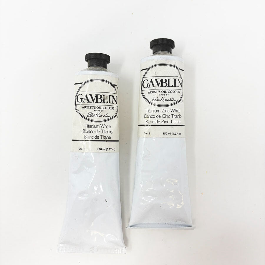 Gamblin Oil Paint 150 ml - Whites