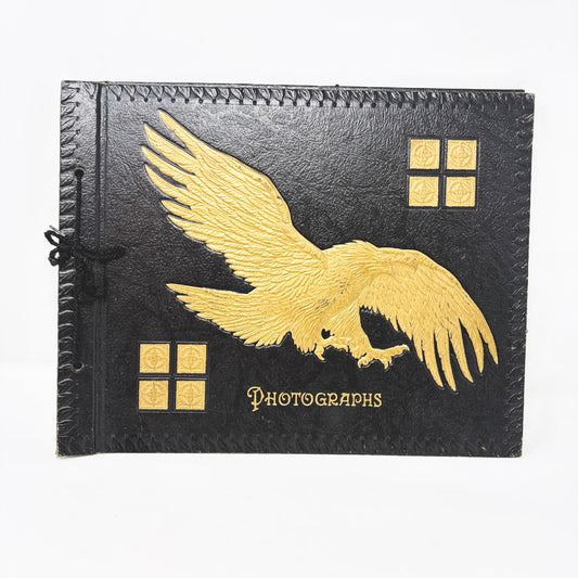 Vintage Black Paper Photo Album