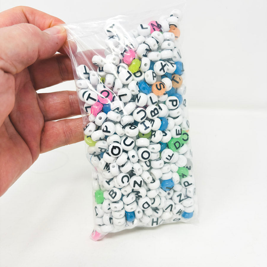 Mixed Bag of Alphabet Beads