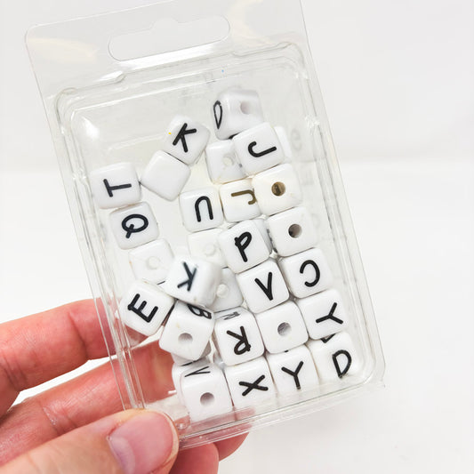 Alphabet Block Large Beads