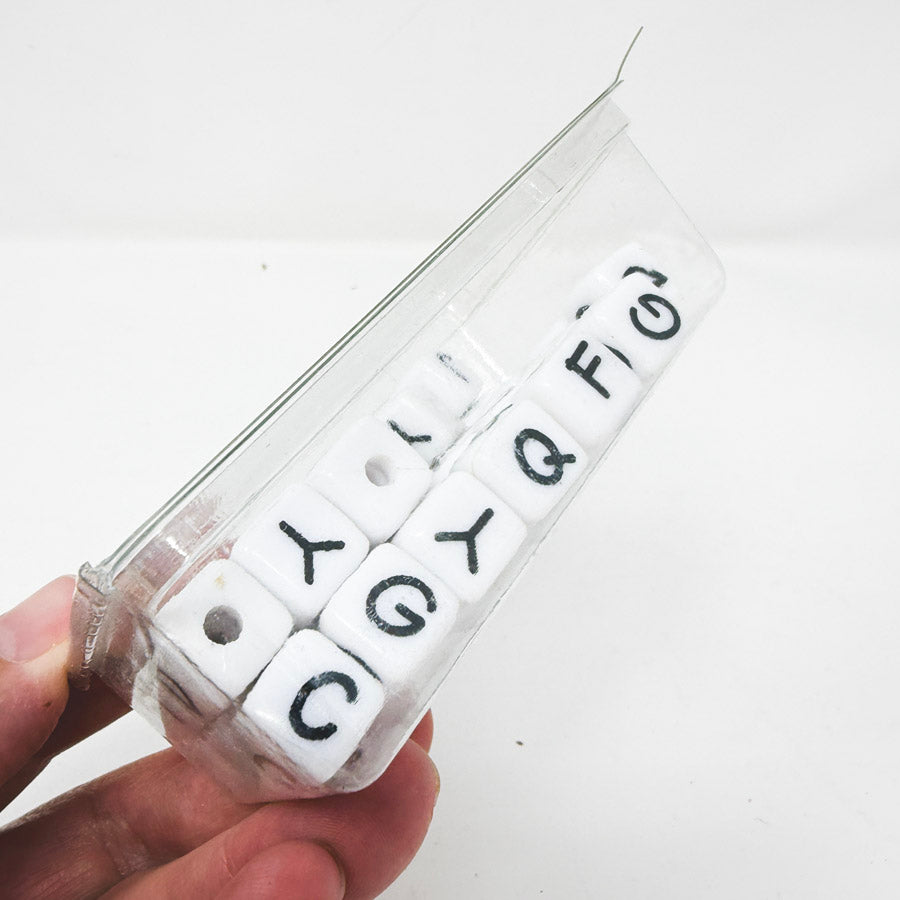 Alphabet Block Large Beads
