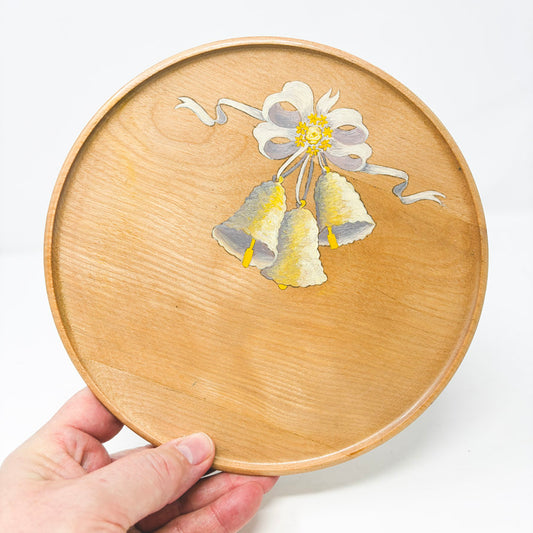 Vintage Wedding Wood Tray