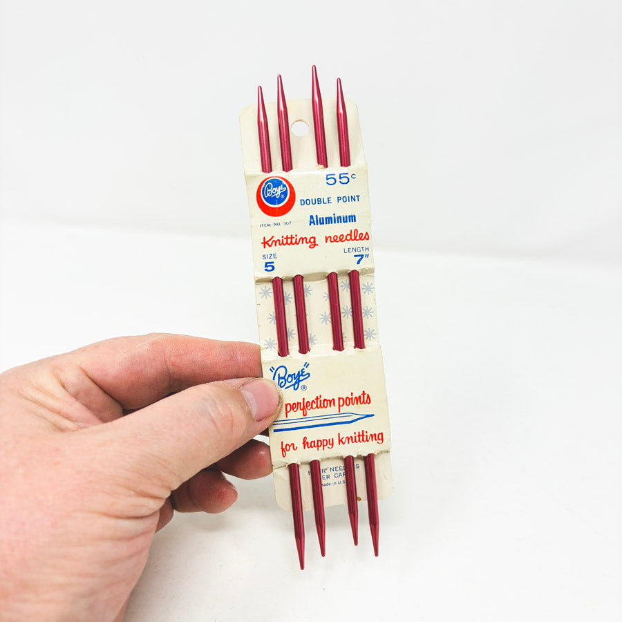 Boye Size 5 7 Inch Double Point Knitting Needles
