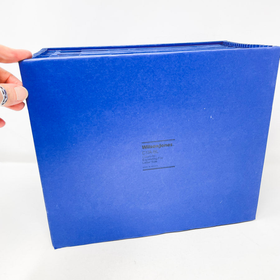 20 Tab Paper Expanding File Folder