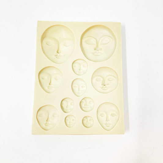 Doll Faces - Sculpey Flexible Push Mold