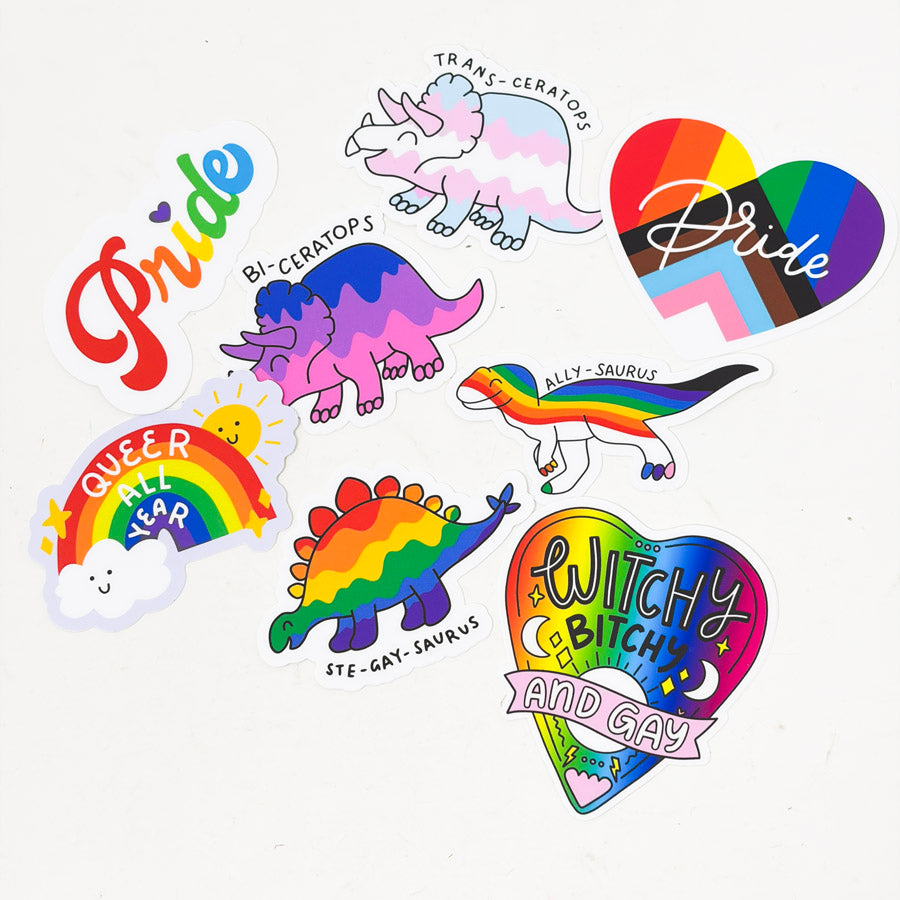 NEW // Pride Stickers – Support The Big Gay Market with Every Purchase