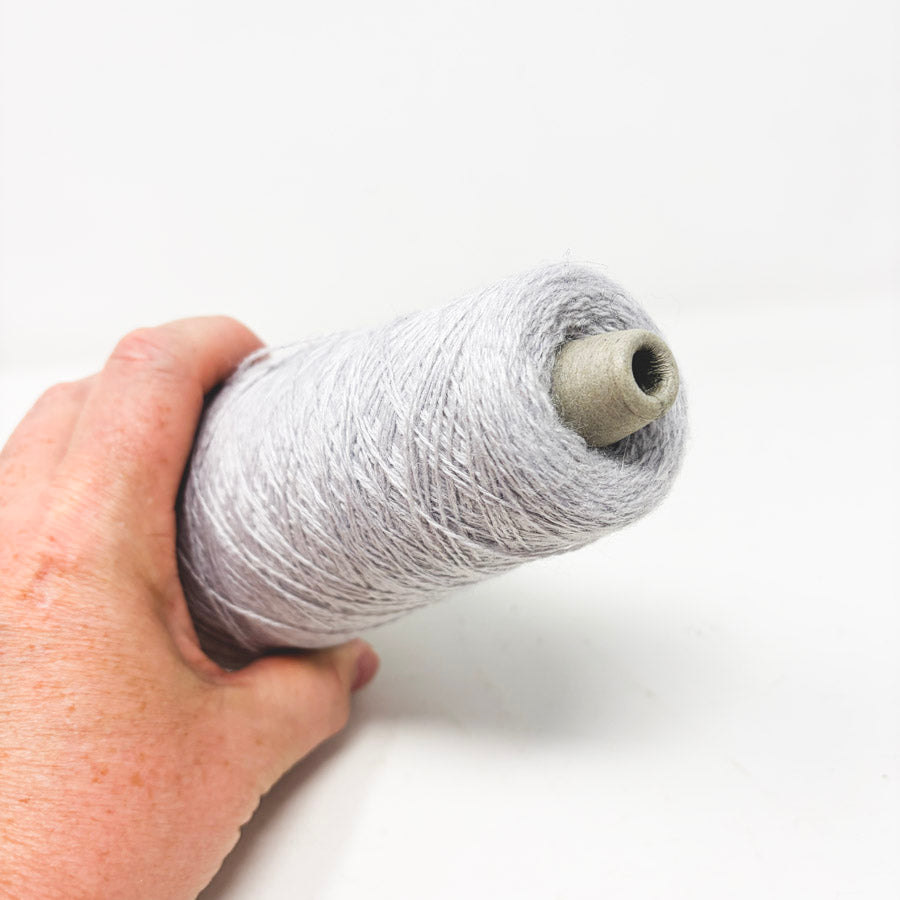 Jagger Spun 2/18 Weight Wool/Silk Yarn in Pewter
