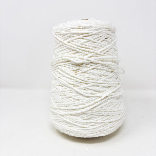 White Cotton (Blend?) Yarn Cone