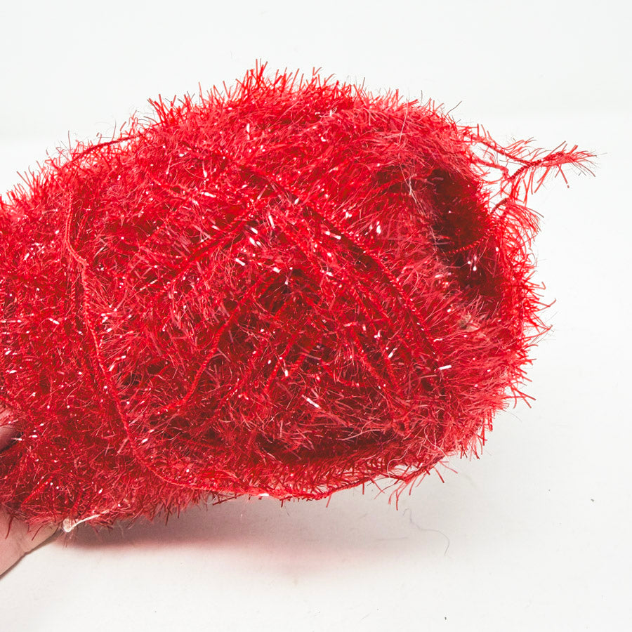 Red Scrubby Yarn - Unmarked Skein