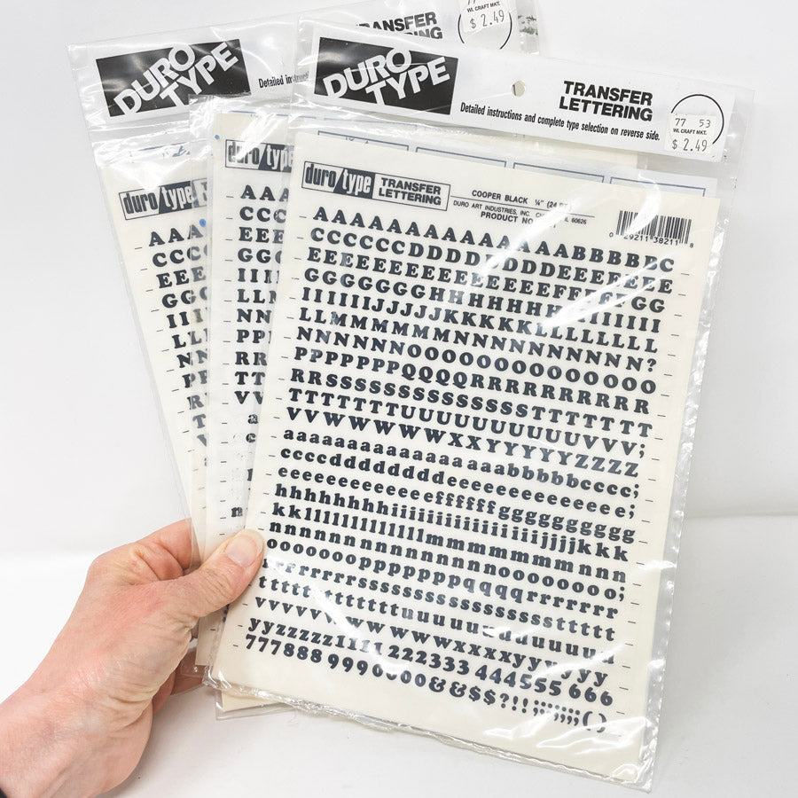 24 pt Cooper Black – Duro Type Transfer Lettering (1)