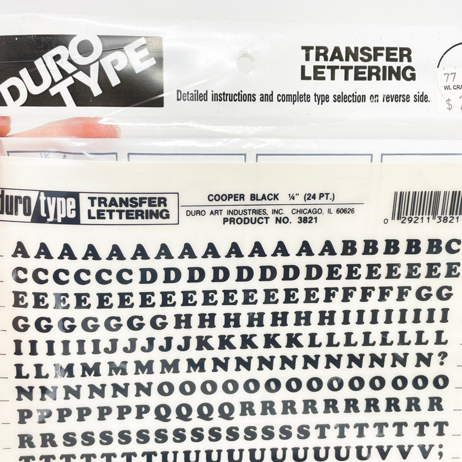 24 pt Cooper Black – Duro Type Transfer Lettering (1)