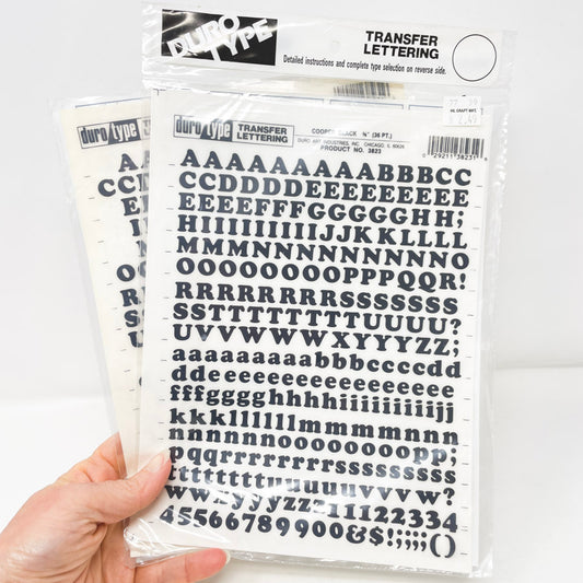 36 pt Cooper Black – Duro Type Transfer Lettering (1)