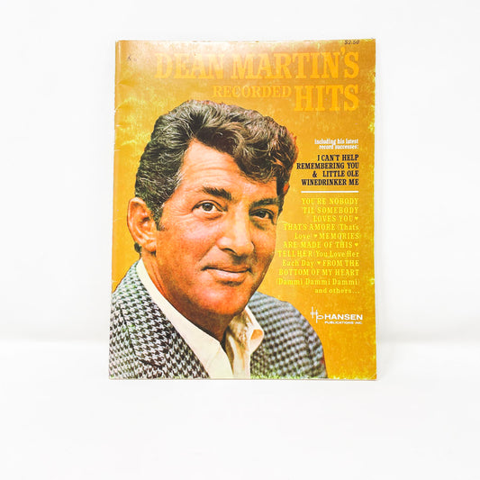 Vintage Dean Martin's Recorded Hits Sheet Music