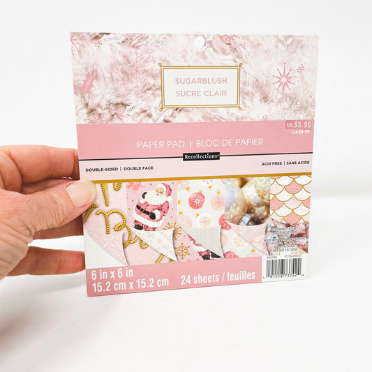 Recollections 6" x 6" Paper Pad - Sugarblush