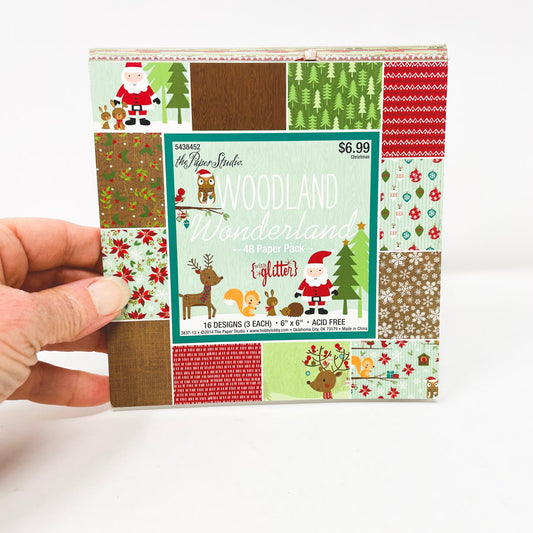 The Paper Studio 6" x 6" Paper Pad - Woodland Wonderland
