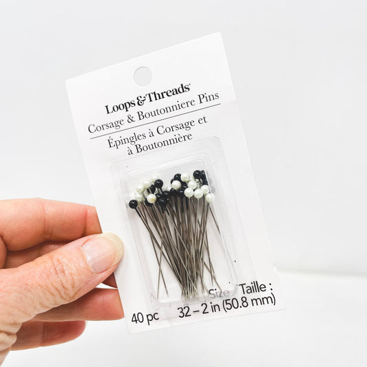 Loops & Threads Corsage Pins