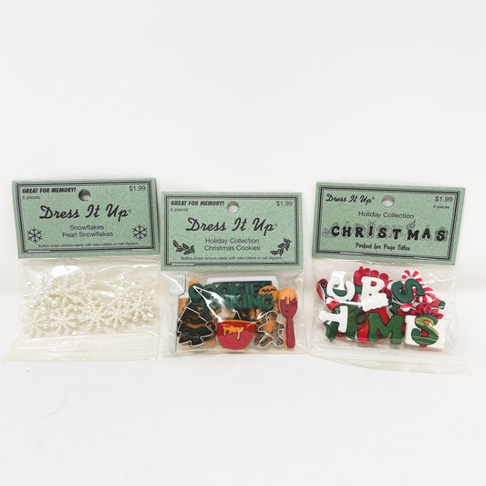 Dress It Up Holiday Buttons