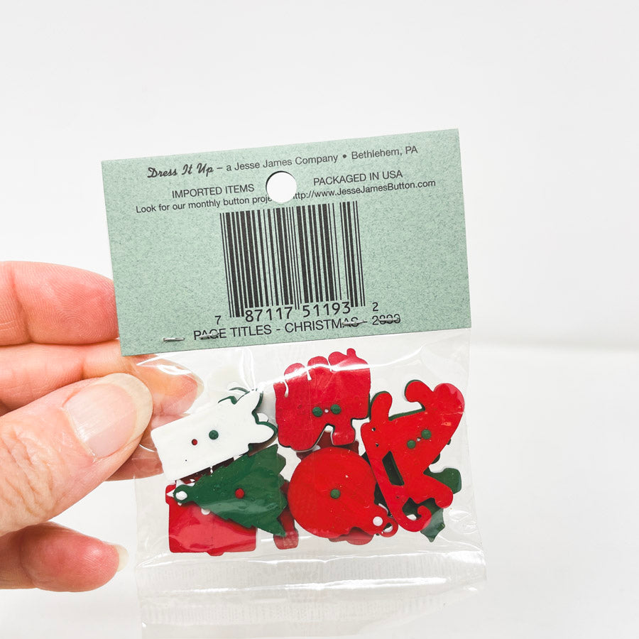 Dress It Up Holiday Buttons
