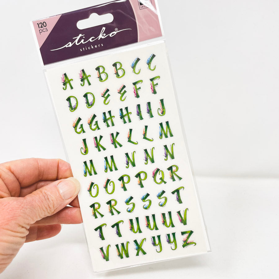 Sticko Alphabet Sticker Sheets