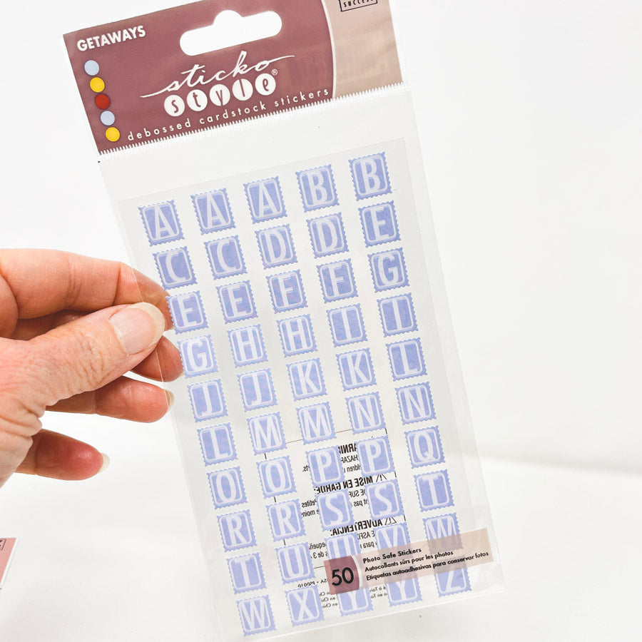 Sticko Alphabet Sticker Sheets