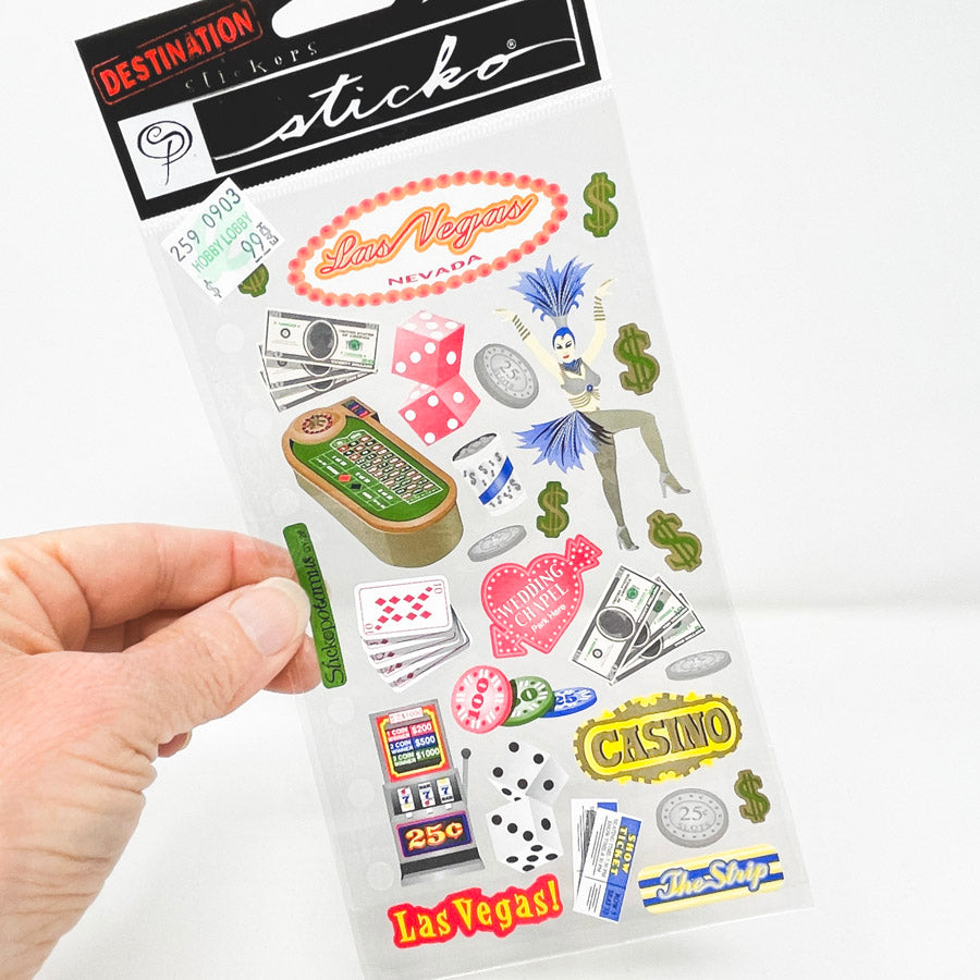 Sticko Destination Sticker Sheets - Las Vegas