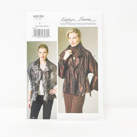 2015 Vogue Kathryn Brenne Designer Sewing Pattern V9135 Size XS - S - M