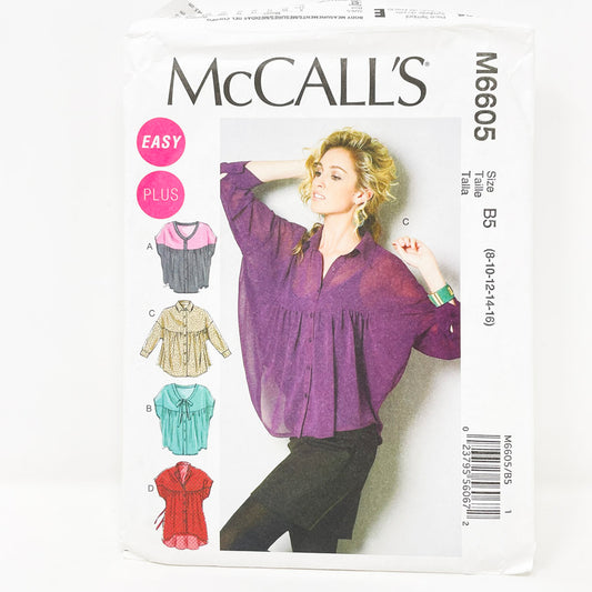 2012 McCall's Sewing Pattern M6605 Size 8 - 16