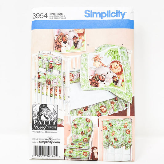 Simplicity Baby Sewing Pattern 3954 Nursery Accessories