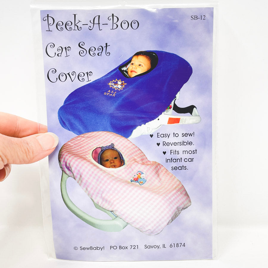 Peek-A-Boo Car Seat Cover Sewing Pattern