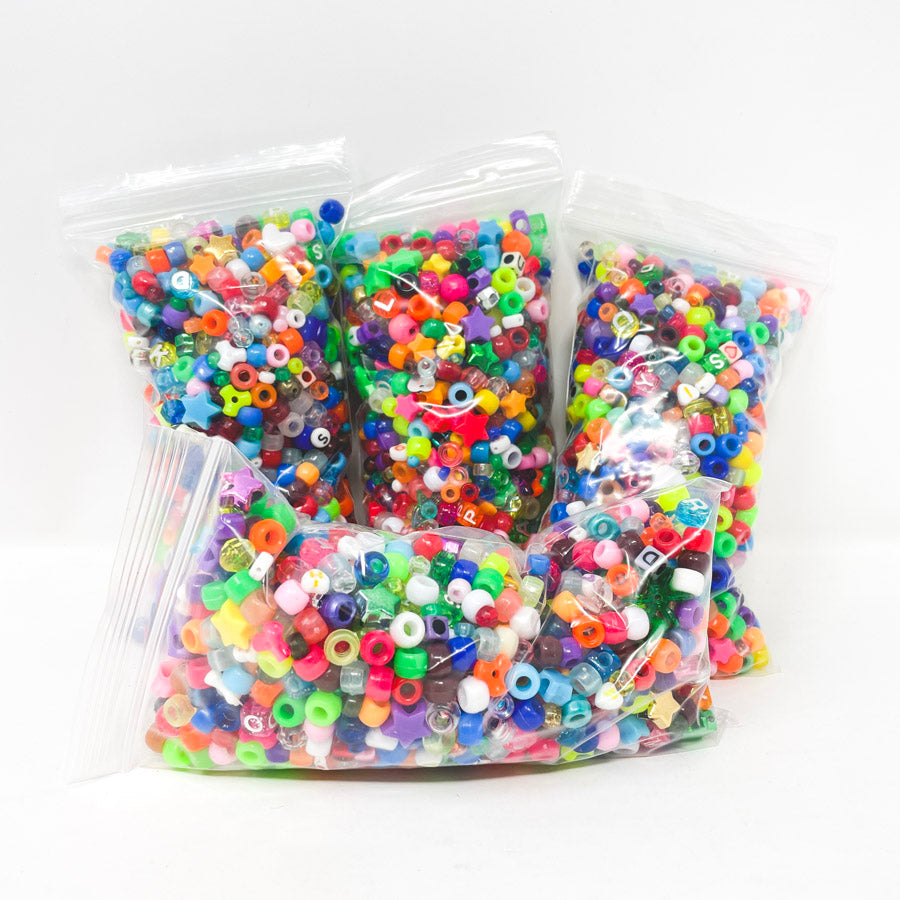 Pony Bead Sparkle and Alpha Mix