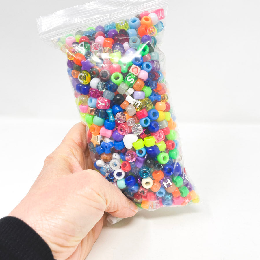 Pony Bead Sparkle and Alpha Mix